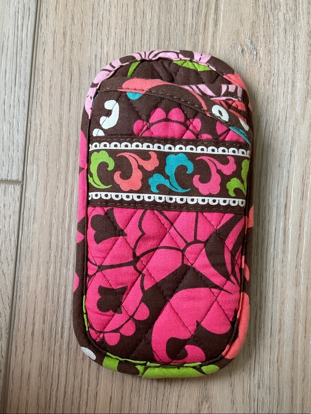 Vera Bradley Cotton Quilted Lola Print Double Eyeglass Holder Y2K Nostalgia